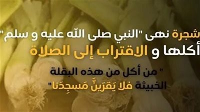 ما هي النبتة التي نهى النبي اكلها والاقتراب إلى الصلاة (من أكلَ من هذهِ البقلةِ الخبيثة ِفلا يقربنَّ مسجدنا)